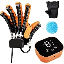 Rehabilitation Robot Glove,Hemiplegia Finger,Rehabilitation Trainer Robot Gloves,Finger Glove,Hand Function Rehabilitation GlovesSizeM,ColorRight Hand