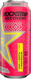 Rockstar Recovery Strawberry Lemonade 16oz