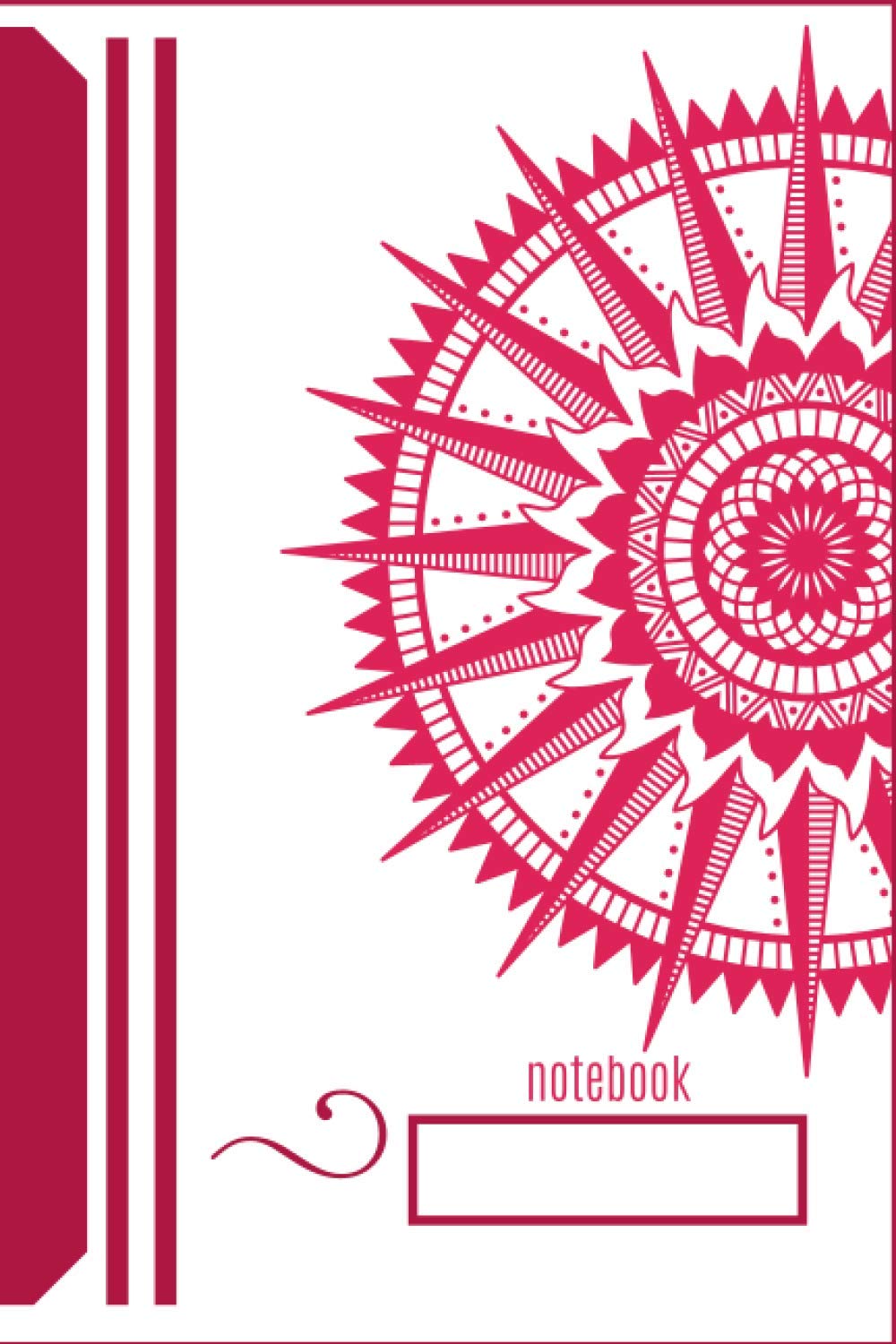 Notebook: Simple Smart Design Antique Sun 120 Pages Unlined Notebook and Journal