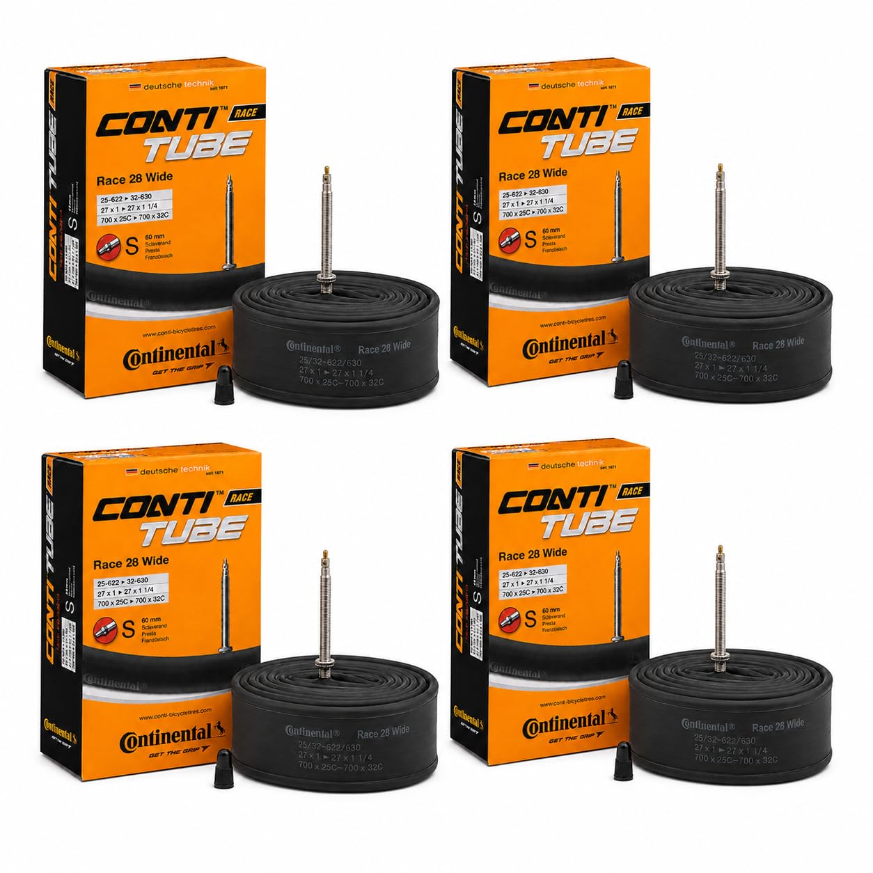 Amazon.com: Continental Race 28 700x25-32c Bicycle Inner Tube