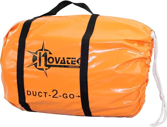 Novatek D1225 Duct-2-Go 12 x 25' Heavy Duct Vinyl with Integrated Carrying case