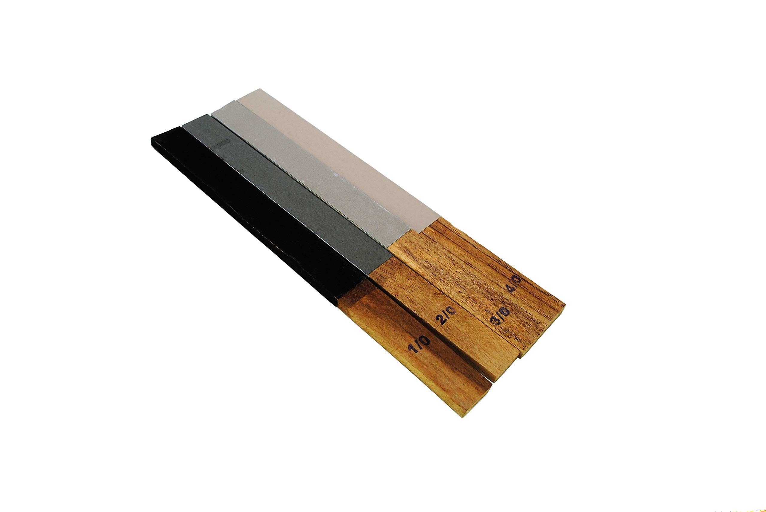 Proops Set X 4 Jewellers Emery Sticks Stick Board Boards Sanding 1/0, 2/0, 3/0, 4/0 (J2233). Free Uk Postage