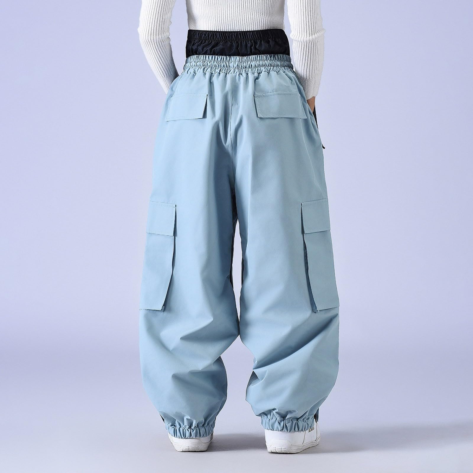 Generisch Pantalones de snowboard, pantalones de esquí de invierno, resistentes al viento, pantalones cargo aislados para actividades al aire libre en climas fríos y montañismo, senderismo y trekking