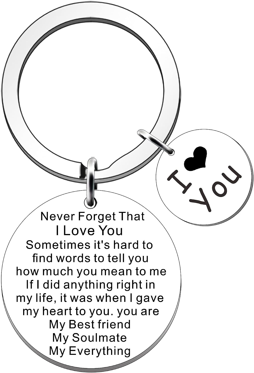 SDOFY Valentines Gifts for Girlfriend Boyfriend Husband Wife I Love You Gifts for Boyfriend Girlfriend Christmas Birthday Anniversary Keychain Gifts for Her Him