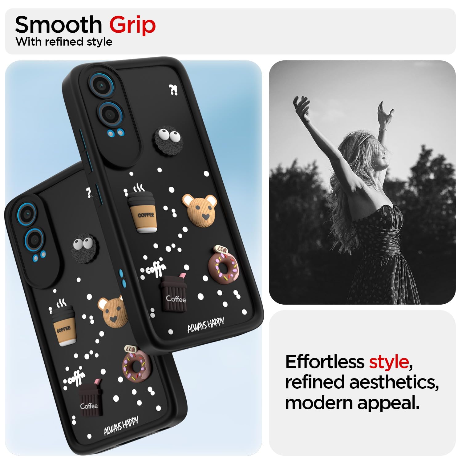 Amazon Basics Back Cover for OnePlus Nord Ce 4 Lite 5G | Cute Fun Cartoon 3D Bear Silicone Full Body Protection Bumper Cover (Black) offers donot miss 2 Amazon Basics Back Cover for OnePlus Nord Ce 4 Lite 5G | Cute Fun Cartoon 3D Bear Silicone Full Body Protection Bumper Cover (Black) offers donot miss