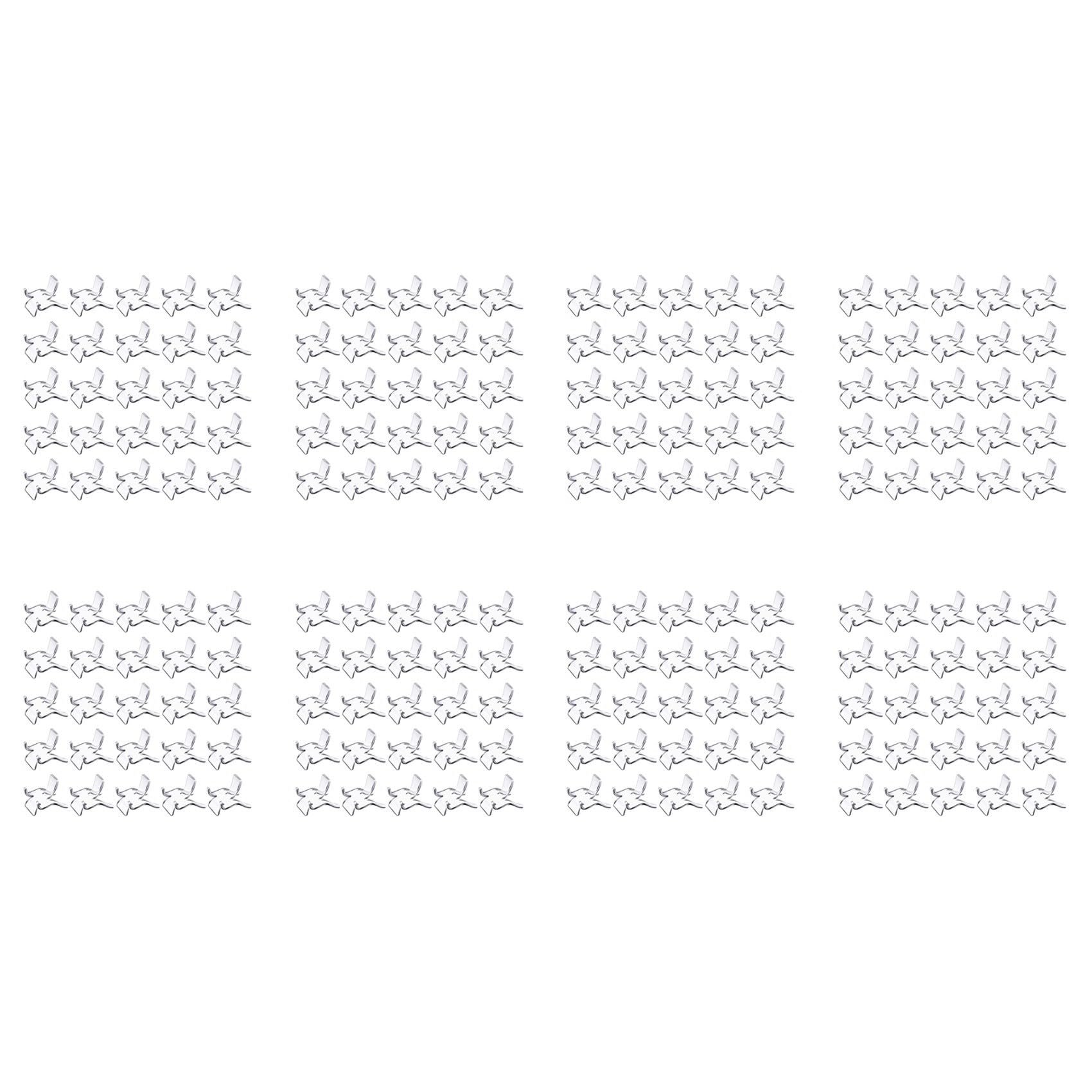 Vjsujehgy 200 Pcs Acrylic Display Holder Clear Plastic Display Easel Stands Acrylic Display Easel Holders for Rock Mineral