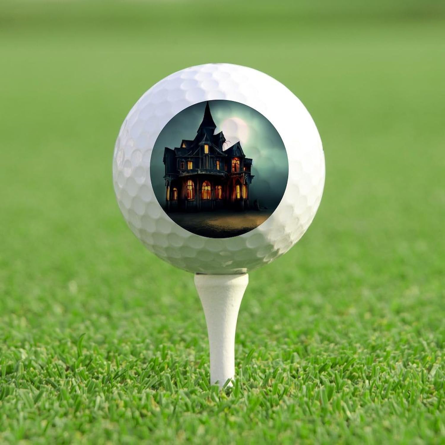 CafePress Haunted House Novelty Golf Balls (Pk of 12)