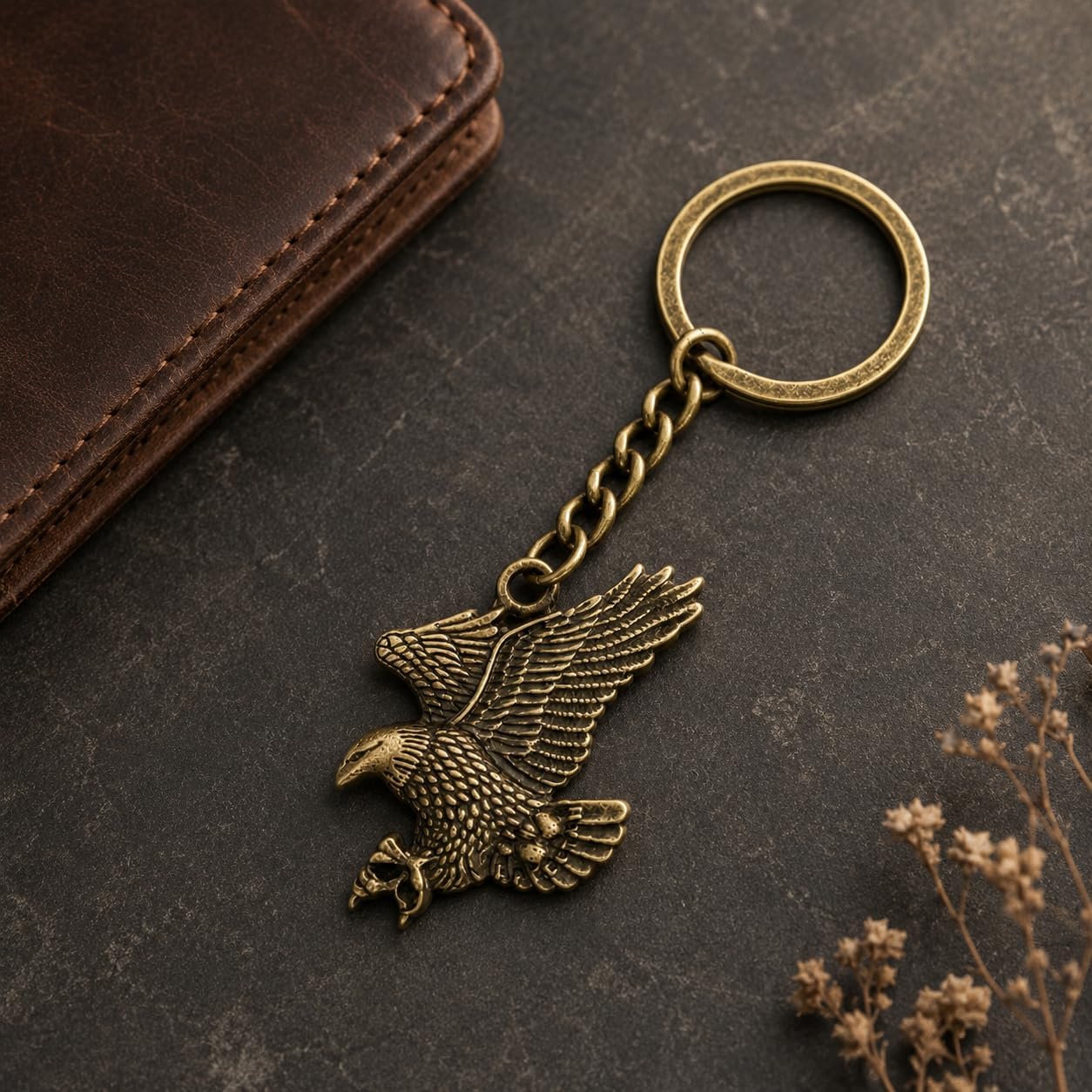 Animal Keychain – Eagle Keychains Bag Charms for Women with Detailed Feathers and Claw Decorations, Bird Key Chains Gifts for Adventure Lovers, Zookeeper, Girls, Boys and Ornithologist image 3