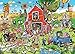 Produktbild Cobble Hill Family Piece's 350 Puzzle  Farmyard Folly  Musterposter im Lieferumfang enthalten