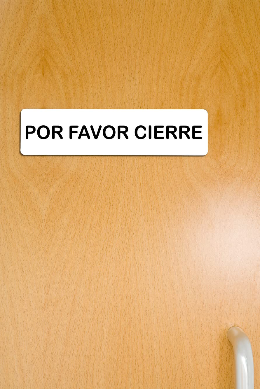 Becral® - Panneau Adhésif PVC Push | Plaque De Porte PVC BLANC