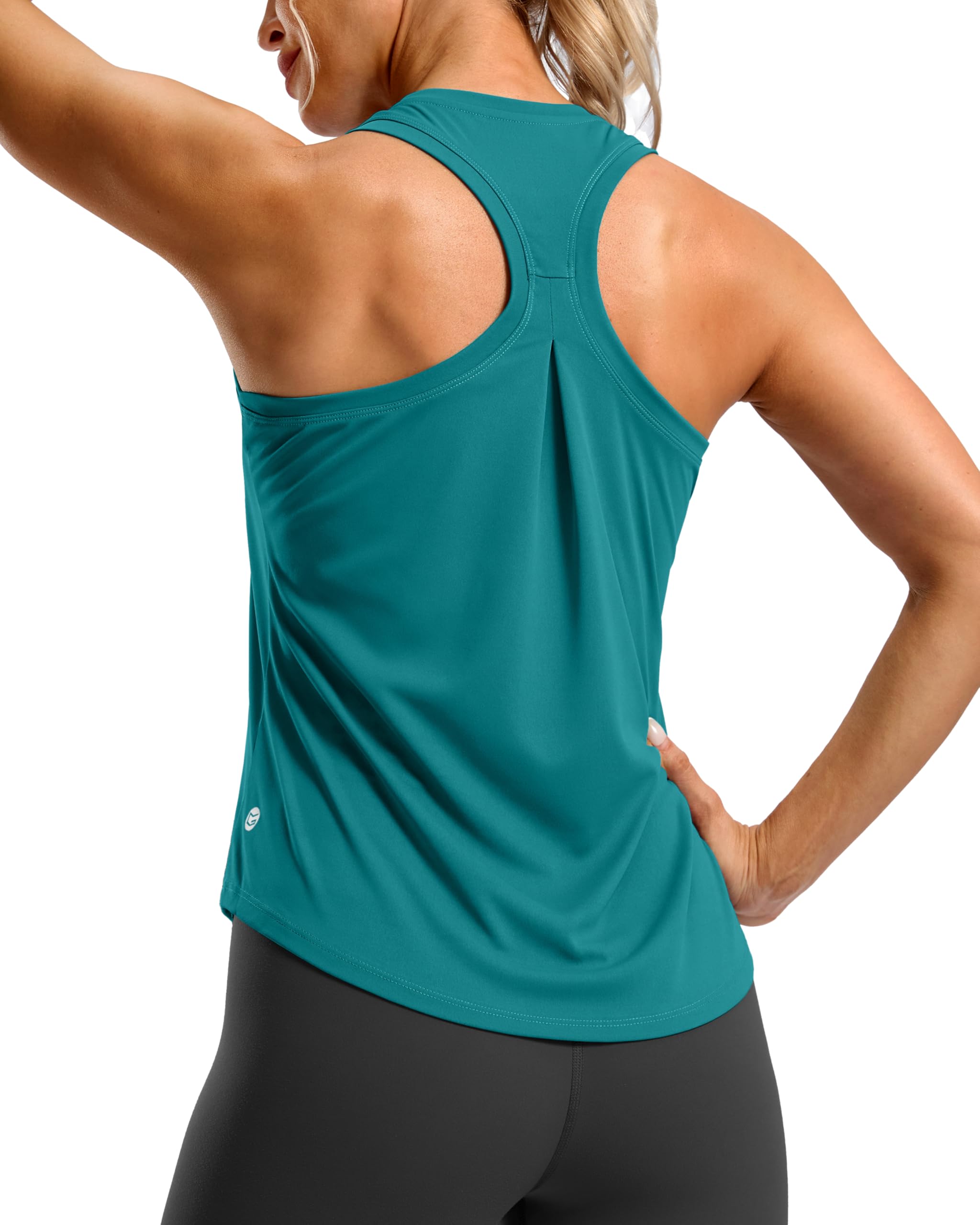 G Gradual Women's Workout Tank Tops Racerback Athletic Yoga Tops Loose Fit Sleeveless Running Gym Sports Shirts for Women