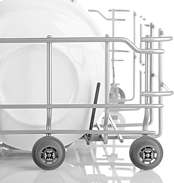 Maxdot 8 Pack Dishwasher Lower Rack Wheels, Gray Replacement Rollers