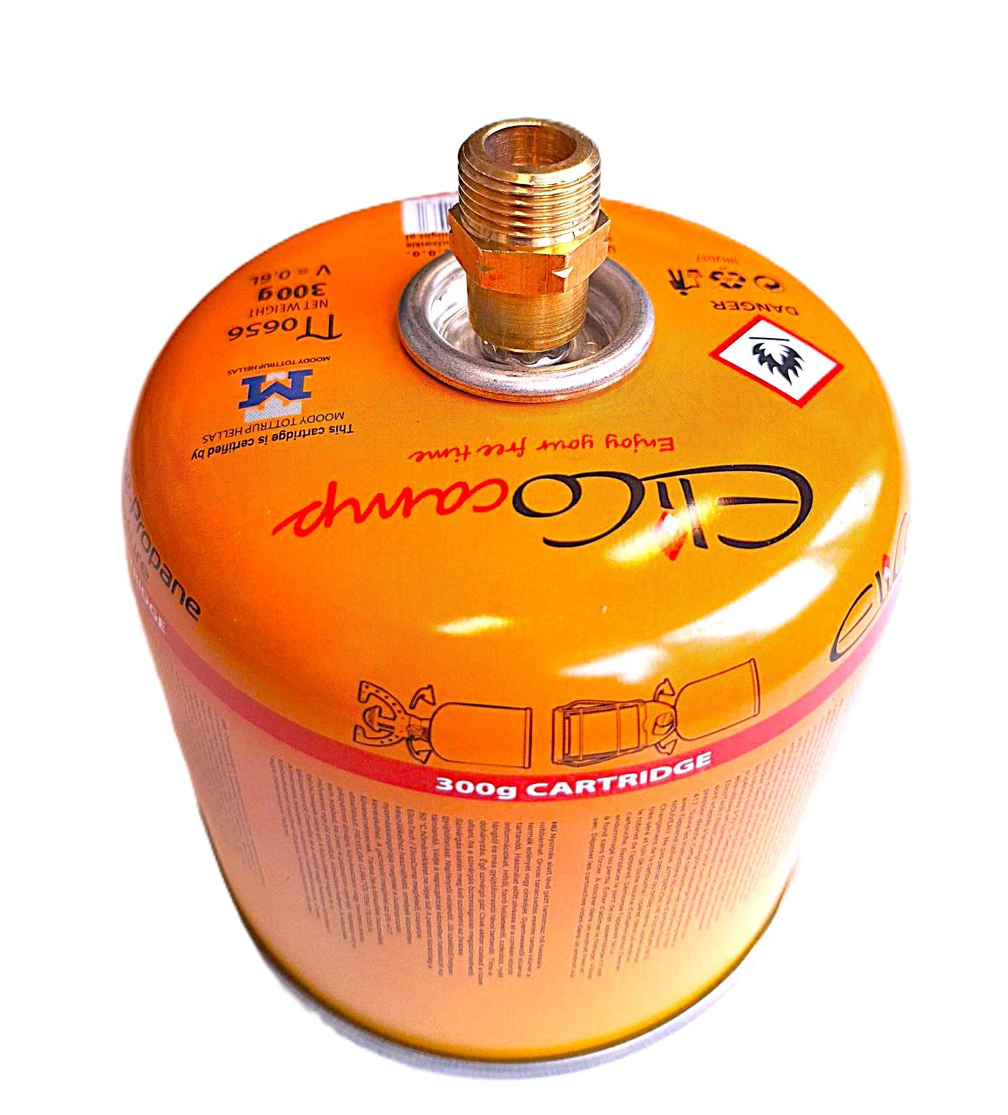Adattatore di gas da 7/16" IG sinistra a 3/8" IG sinistra per cartucce di gas, bruciatore a gas, bruciatore a saldatura, adattatore per cartuccia, connettore per gas da campeggio, bruciatore