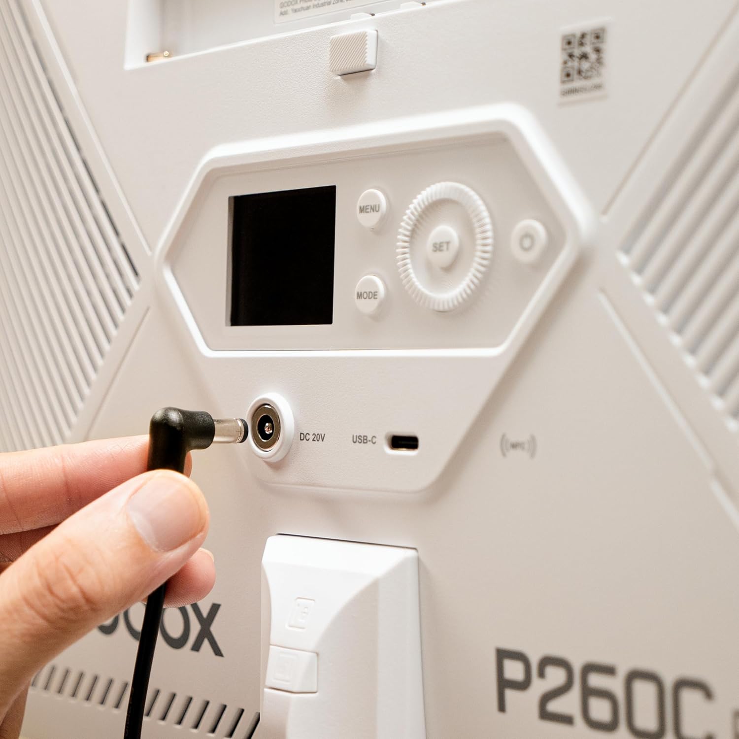 Godox P260C Pro Bi-Color Light Panel, Built-in NFC functionality Dimmable Photography Soft Lighting Pairing APP Control for Live Streaming Recording Photography