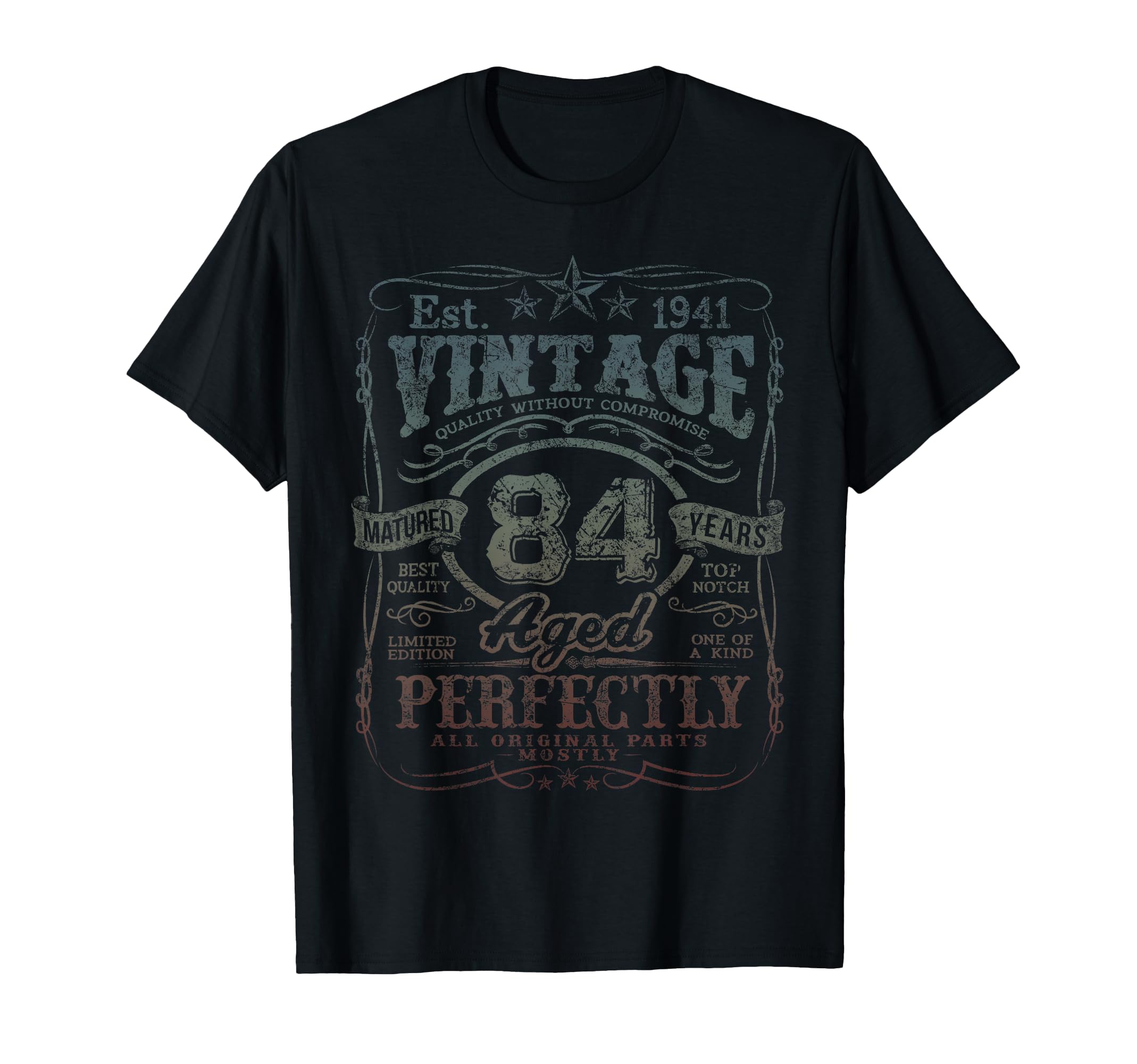 Vintage 1941 Limited Edition Shirt 84 year old 84th Birthday T-Shirt