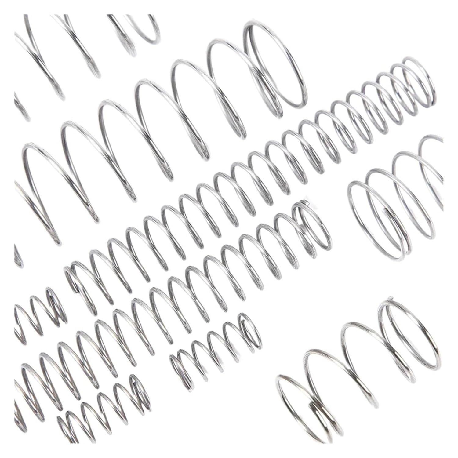 Stainless Steel Compression Spring Wire Diameter 0.2mm .3mm .4mm 304(5mm (10Pcs),2mm,0.3mm)