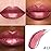 Kaely 2-in-1 Mauve Red Metallic Lipstick and Lip Liner, Shimmer Liquid Metallic Lipsticks for Women, Glitter Lip Gloss Stain Long Lasting Waterproof Smudge Proof 24 Hour, Vegan Makeup, 13