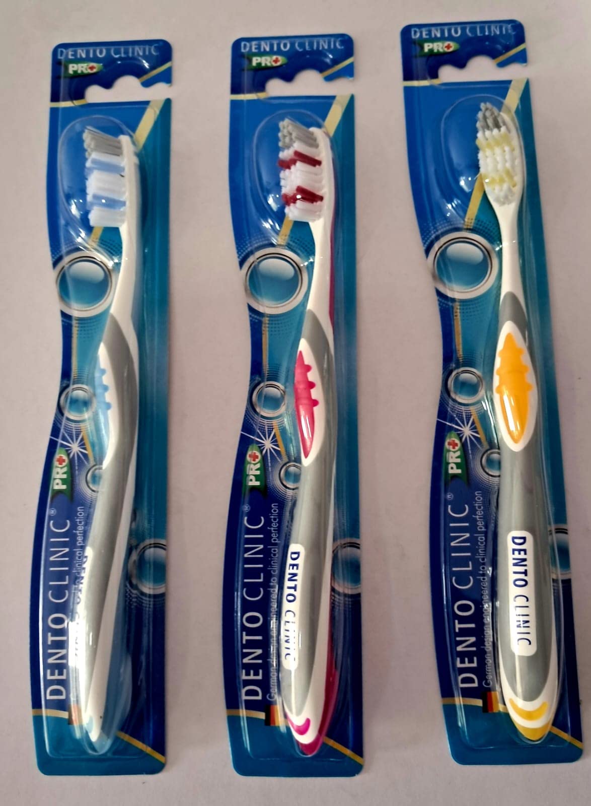 Dento Clinic Pro Multi Colour Medium Toothbrush For Adults Inner Pack Of (4) (B0BLNSTGPK) Amazon Price History, Amazon Price Tracker