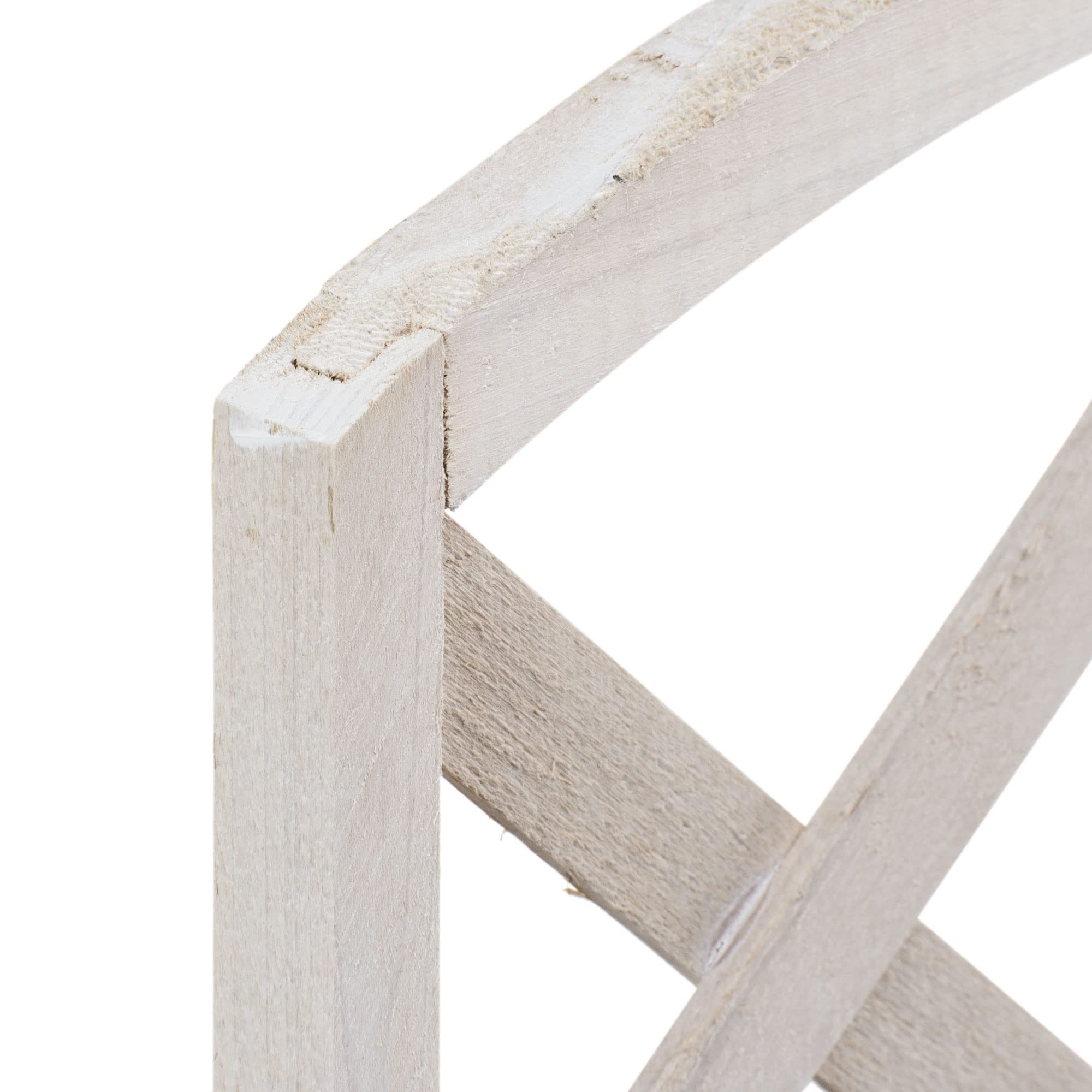 The Secret Home - Paneles de Celosía de Madera - Decoración para Interiores o Exteriores - Ideal para Jardín, Terraza o Balcón (Modelo 9 - Blanco)