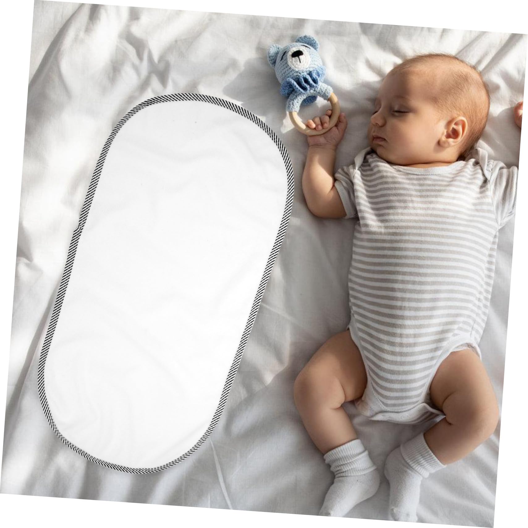 Cambiador Portátil Reutilizable para Niño, 6 Piezas, Blanco