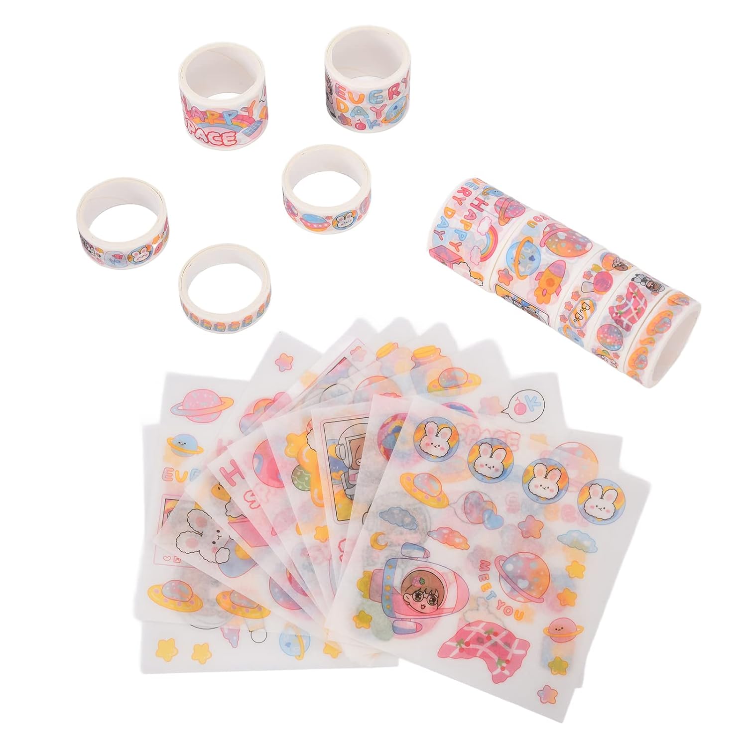 色付きマスキングテープ スクラップブックテープ日記のマニュアルのカレンダーのための絶妙な