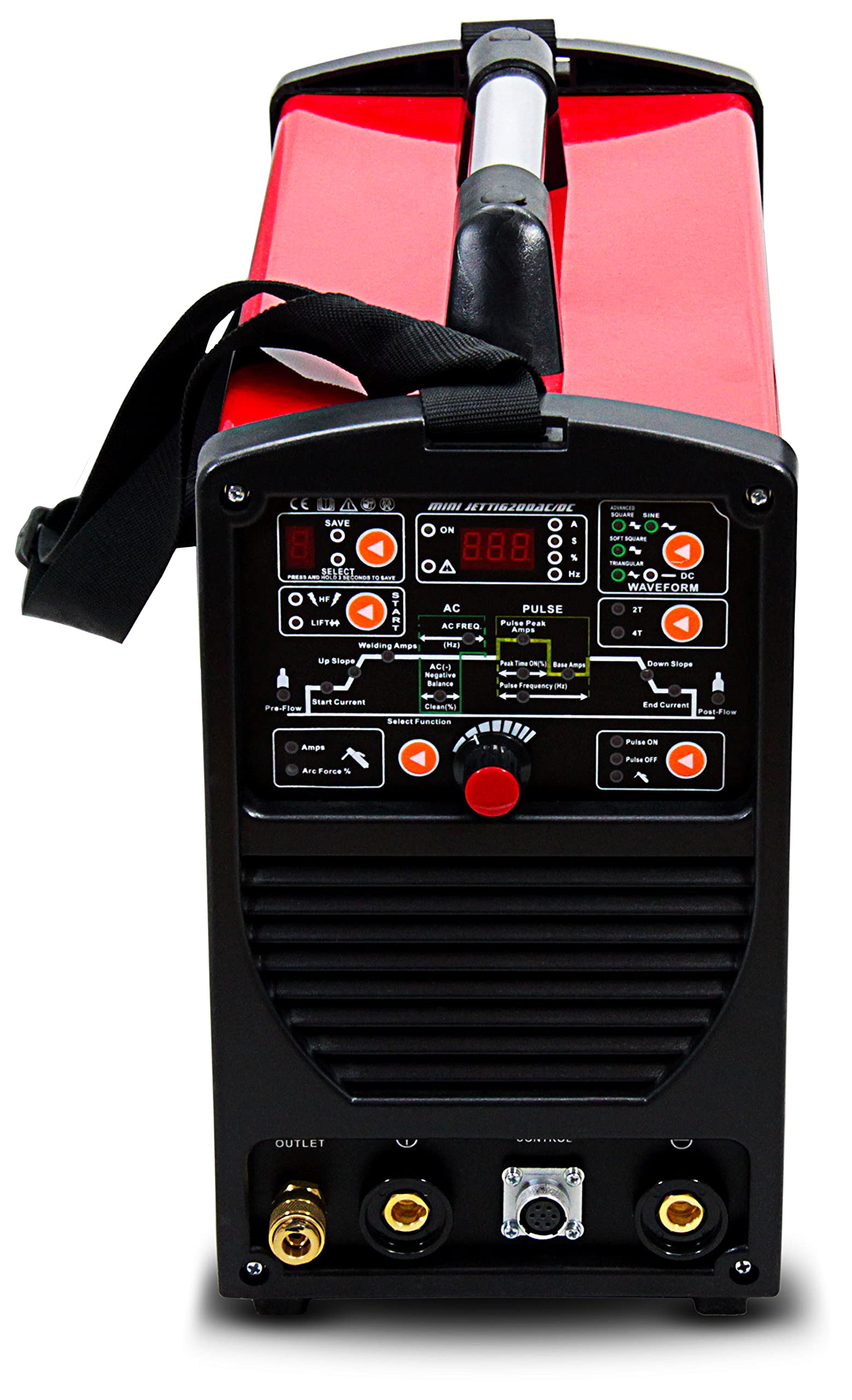Soldador de aluminio Soldador Fantasy MINI JET TIG 200 AC/DC TIG WIG AC/DC PULS 200 A Inverter