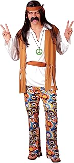 Wicked Costumes Adult Mens Woodstock Hippie Fancy Dress Costume
