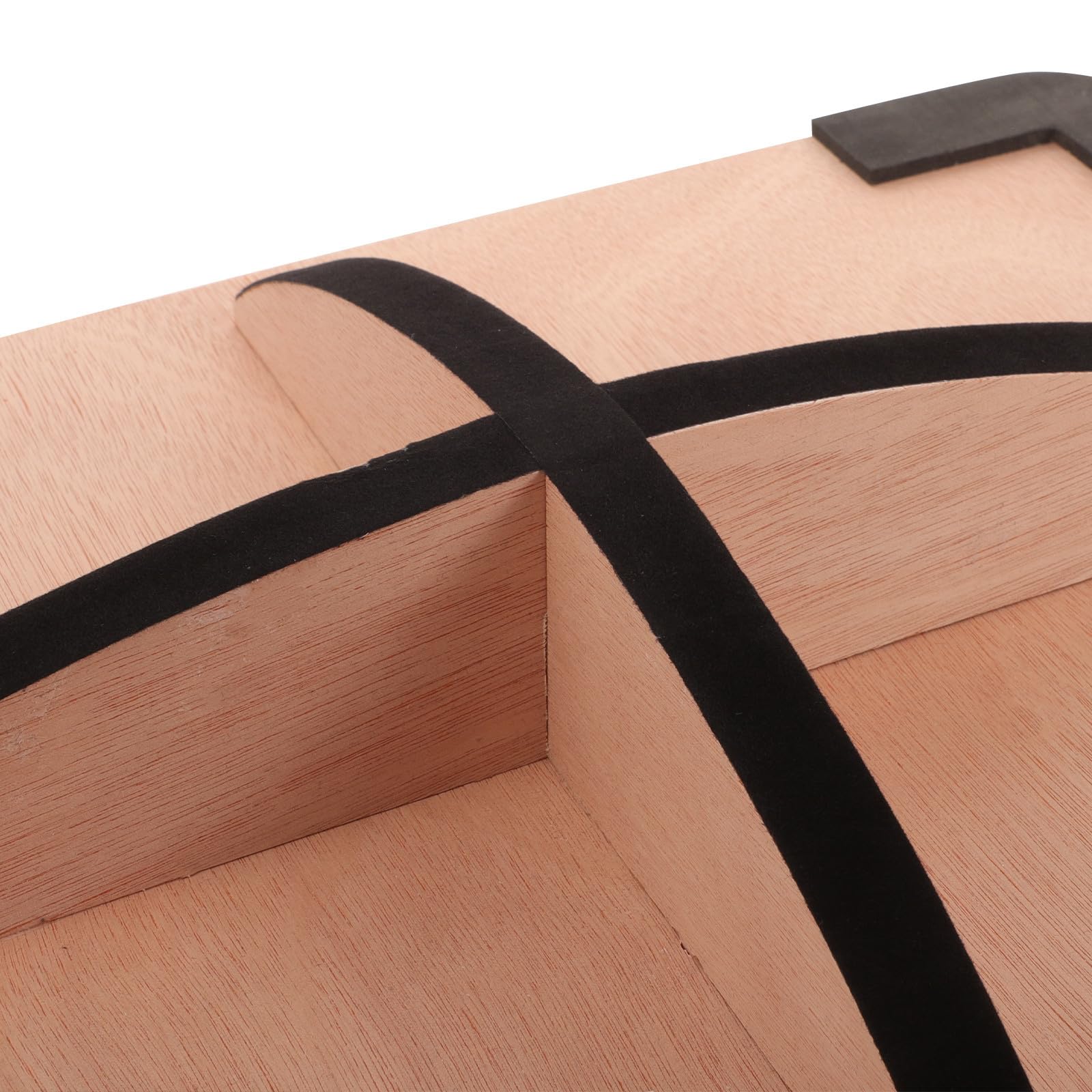 TOYANDONA Tavola Equilibrio in Legno Quadrata per Adulti Strumento di Esercizio per Fitness e Allenamento di Coordinazione Migliora L'equilibrio Nero