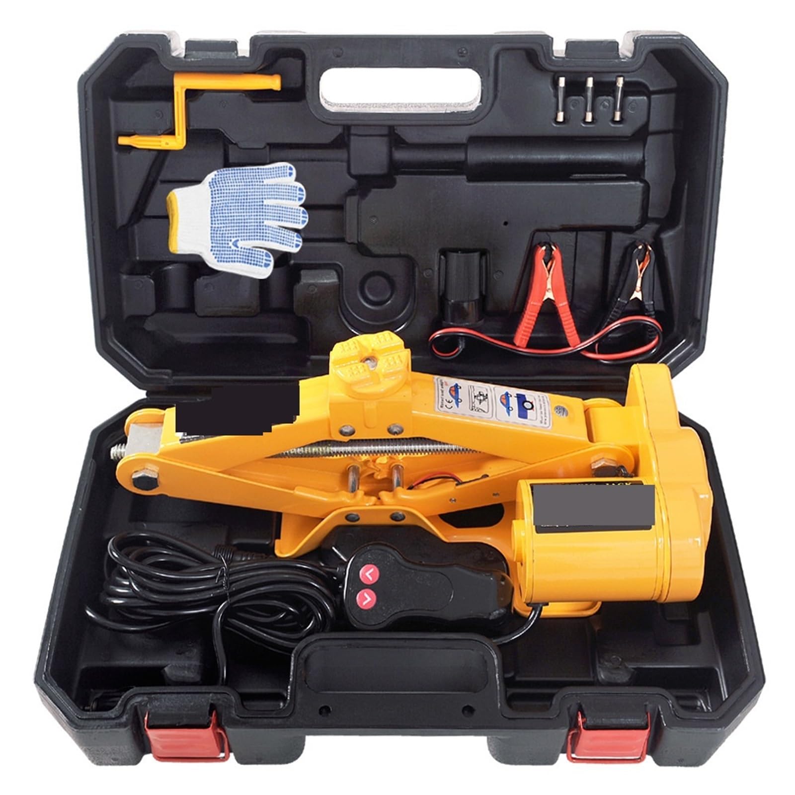 Hydraulic Jack, 12V Car Electric Jack Portable Scissor Jacks Automatic Lifting 2Ton Machinisms Lift Jack Wheel Disassembly Replacement Aid Tools