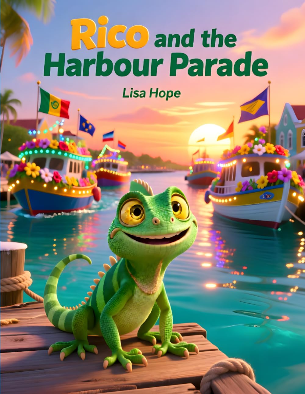 Rico and the Harbour Parade: A Heartwarming Curacao Story – The Best Gift for Kids Ages 4–7 (Rico the Iguana Caribbean Adventure Series)
