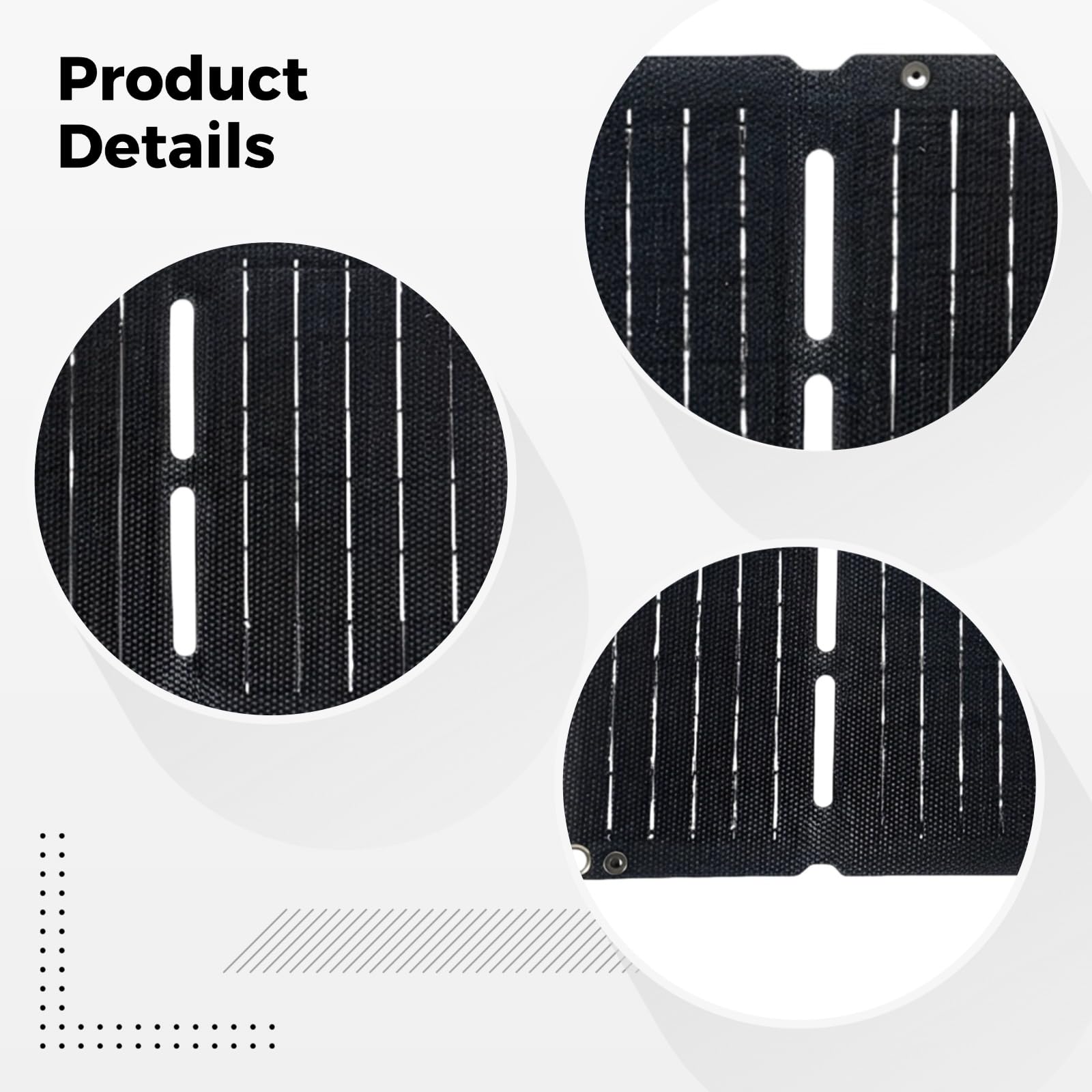 Składana ładowarka do paneli słonecznych 10 W, przenośny panel ETFE z wyjściem USB i typu C, zewnętrzna ładowarka do telefonu komórkowego, kompaktowa ładowarka solarna 18,5 x 11,4 cm, na kemping