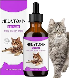 Generisch für Katzen | 60ml Katzen Leckerlis Zur Beruhigung Bei Fellpflege | Einschlafhilfe Nahrungsergänzung Haustierzubehör für Kätzchen Nacht Indoor Gewitter Reise Baden Pflege,Krallen Schneiden