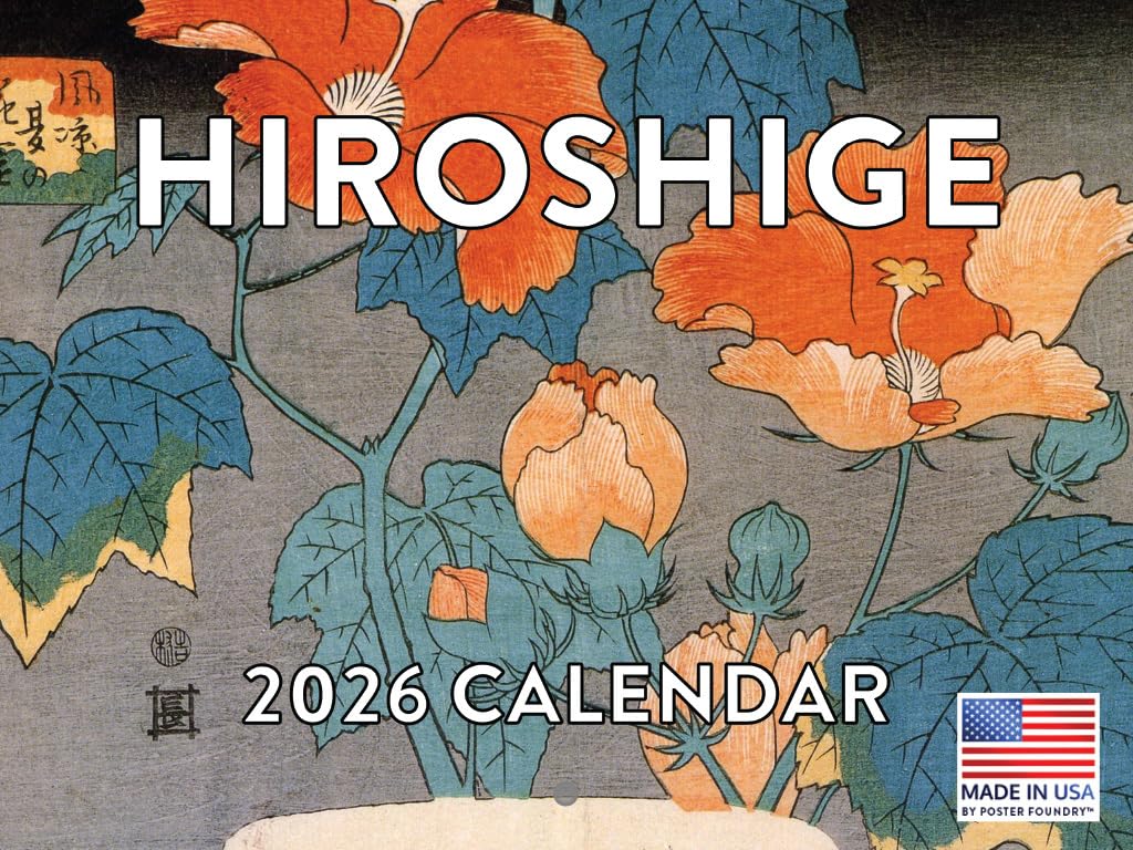 HIROZ カレンダー Amazon.com: Hiroshige Calendar 2026 Japanese Art Woodblock