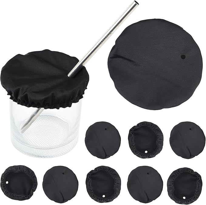[10Pack] Drink Covers for Alcohol Protection Fabric Drink Protector