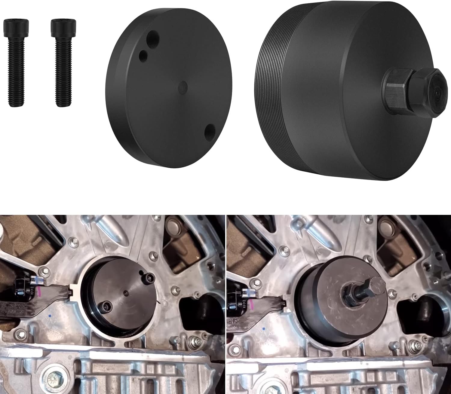 303-1513 Rear Crankshaft Seal Remover Tool Fits for Ford Super Duty F-250, F-350, F-450, F-550, F-650/750 equipped with 6.7 L Power stroke Diesel Model, Replace ST-148, 4 pcs