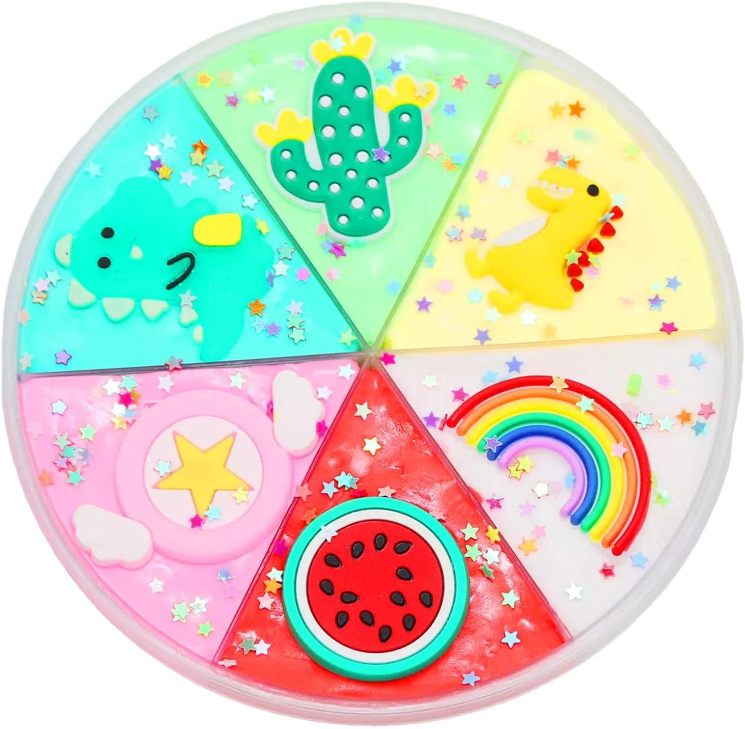 MLSD Fingers Toys Fidget Toy,Super Soft DIY Slime Supplies Fruit Kit Cloud Slime Aromatherapy Toy,Stress Relief and Anti-Anxiety Sensory Tools for Adult Kids Watermelon