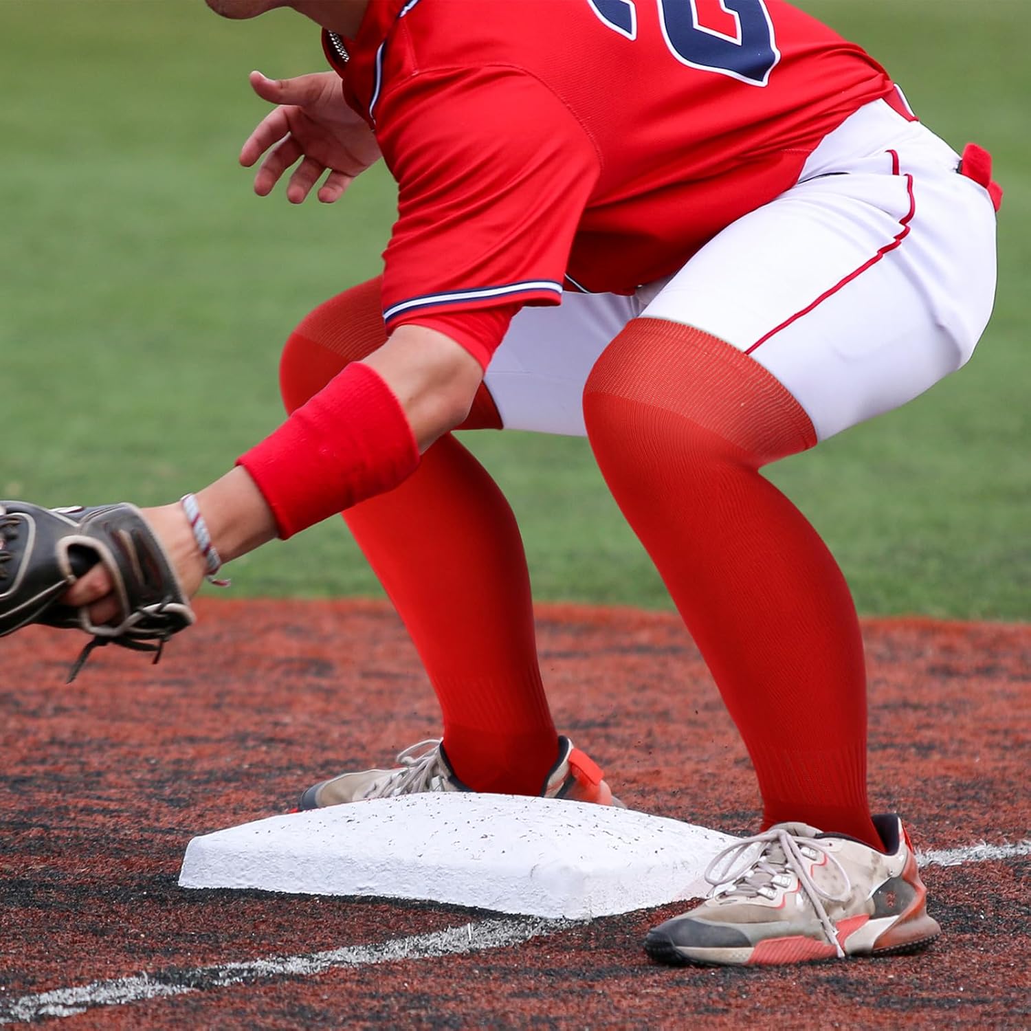 Jiuguva 20 Pairs Softball Socks Compression Football Baseball Athletic Soccer Socks for Women Men Adult Youth - Image 3