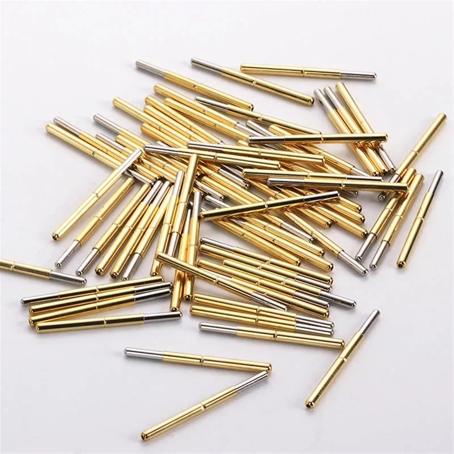 100 PCS/Package P156-J1 Small Round Head Spring Test Probe Needle Tube Outer Diameter 2.36mm Length 34mm Pogo Pin