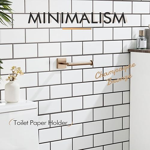 Vista 94 de KOKOSIRI Soporte de papel higiénico Dispensador de papel tisú para baño Portarrollos de baño Níquel cepillado Acero inoxidable B2005BR