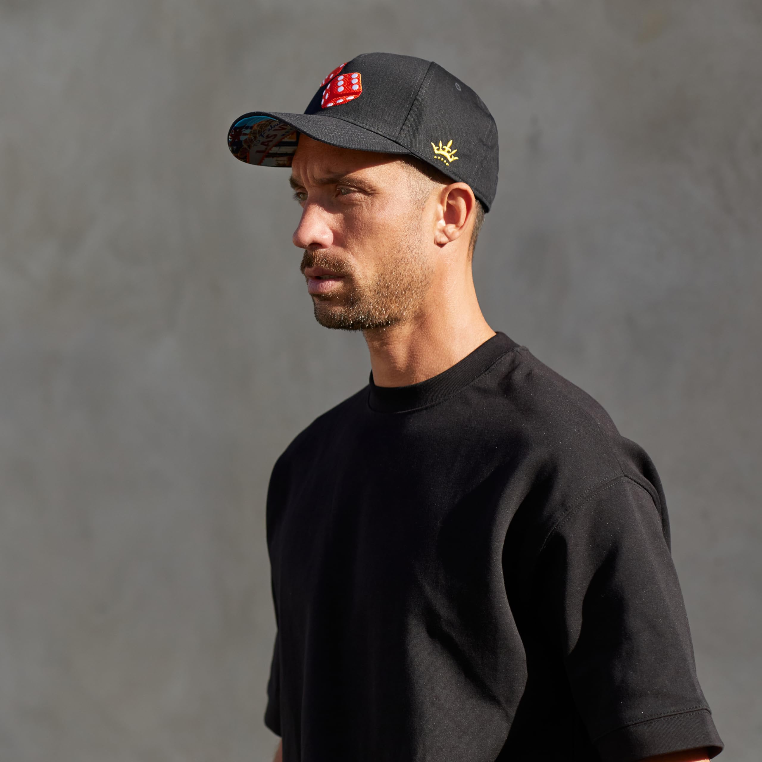 Cadency® Gorra de béisbol Las Vegas Craps, para hombre y mujer, color negro, unisex, talla ajustable, Negro , Talla única