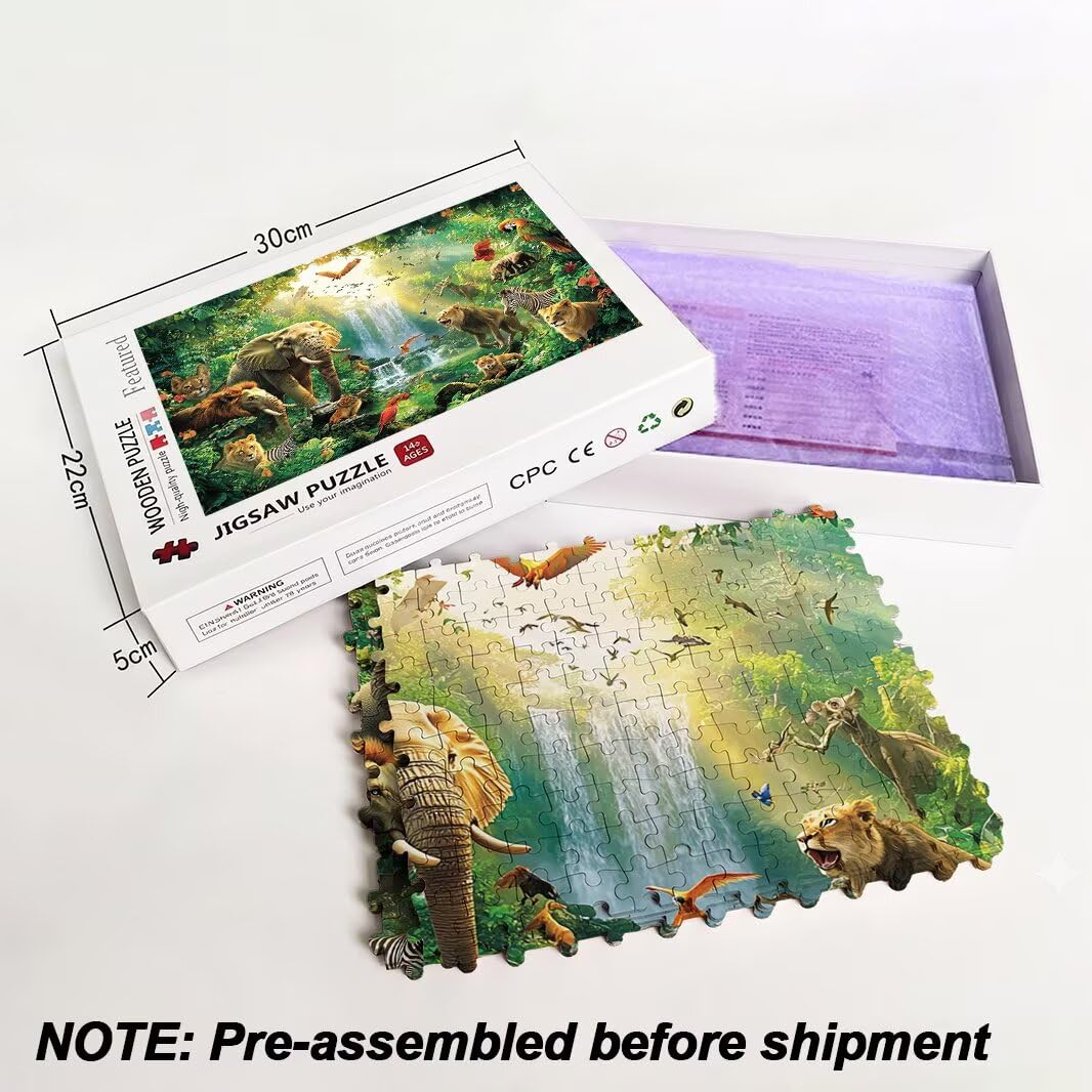 Puzzle 1500 Pezzi, Puzzle Animale per Adulti, 87x57cm, Compact Box -4496