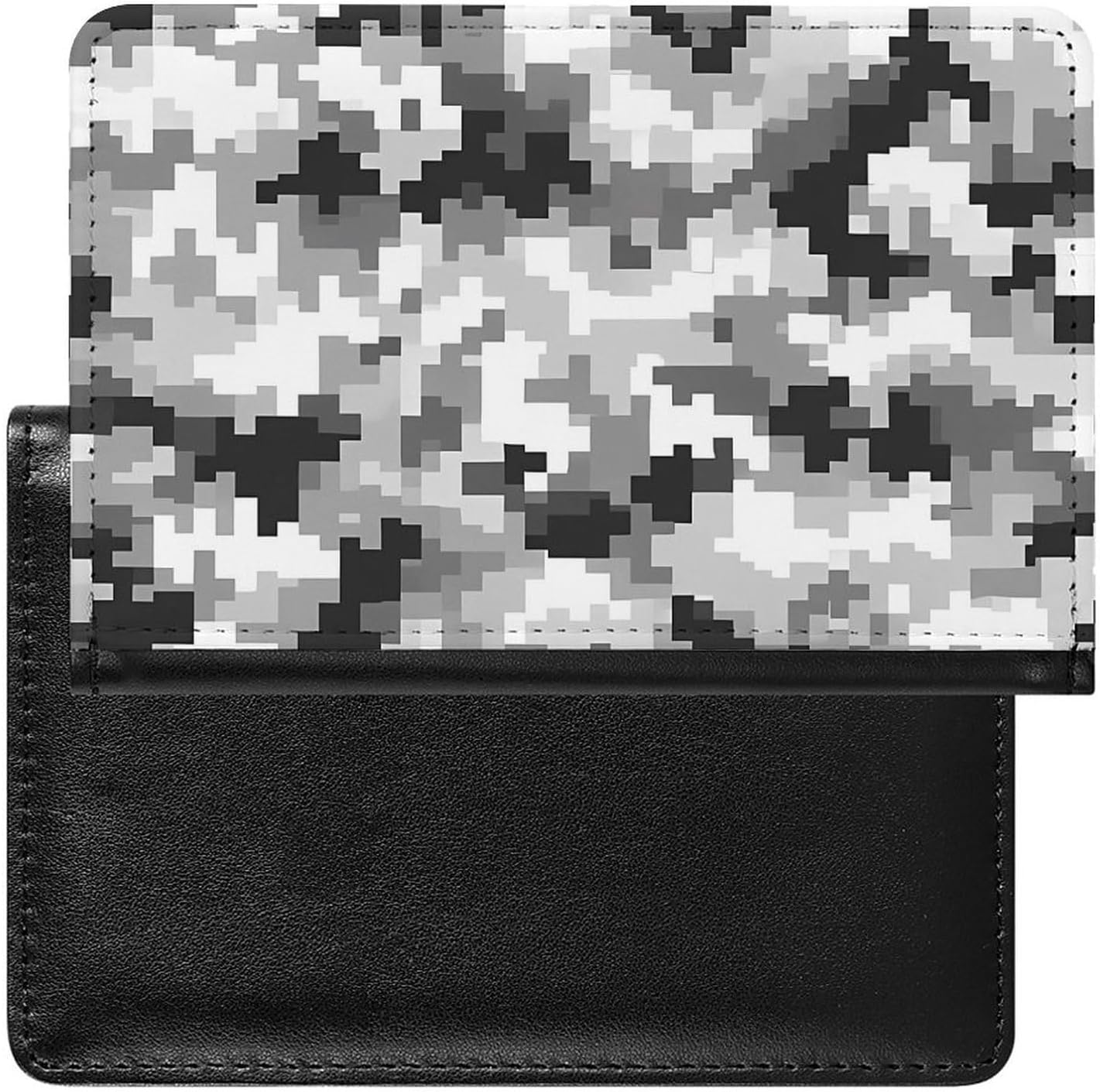 Camouflage Print Passport Holder Travel Passport Cover Portable Passports Wallet for Travel Business