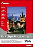 Canon SG-201 Semi-Gloss Photo Paper Plus A3+ (20 Sheets) - Satin Finish Paper, Instant-Dry Photos, 260 GSM - Compatible with Canon Inkjet Printers - 1