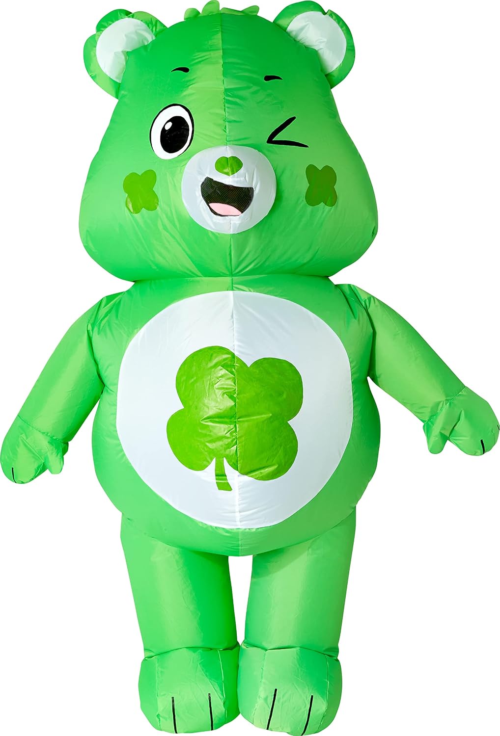 Rubies Care Bears: Good Luck Bear Inflatable Costume for Adults, Unisex One Size