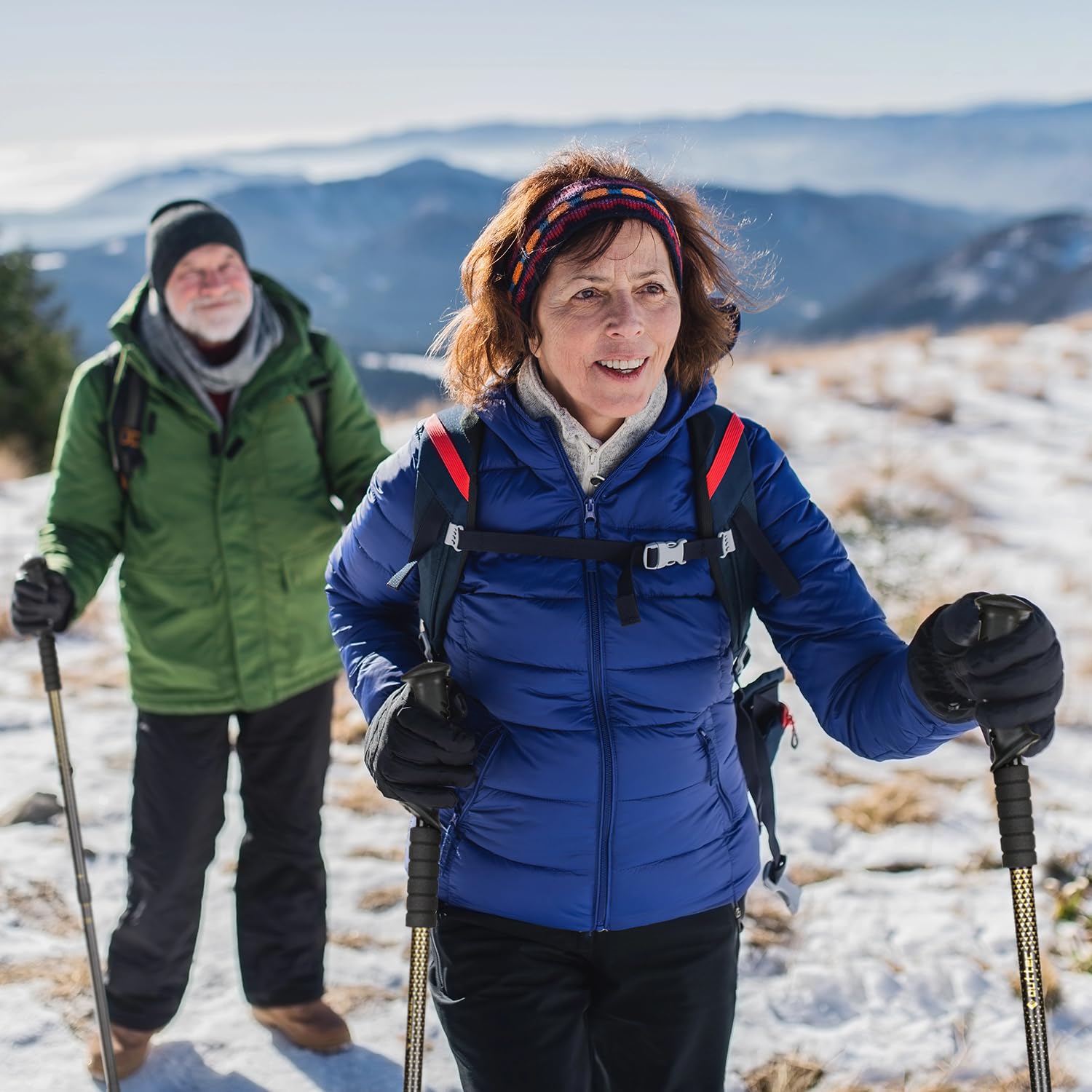 Bastoni da trekking, bastoni da nordic walking, bastoni da escursionismo - regolabili da 65 a 135 cm