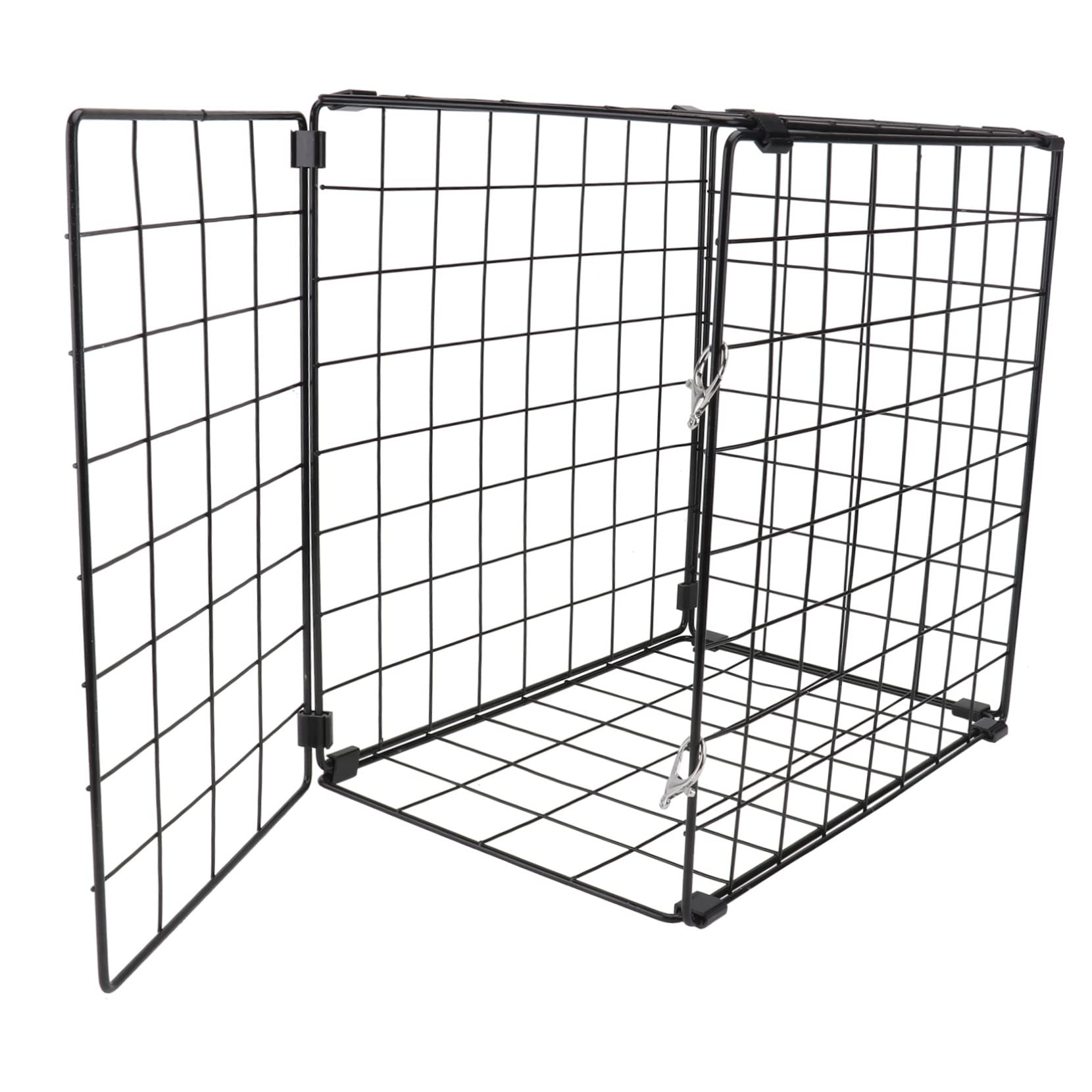 Cage pour chat pliable et transport en métal pratique Milisten