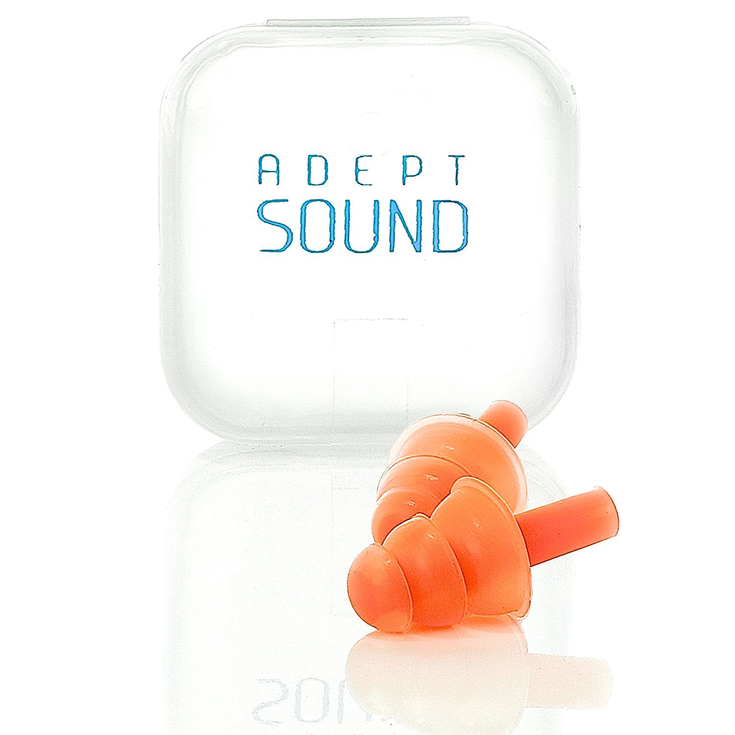 Ear Plugs (Orange) Noise Cancelling For Sleeping, Concerts, Music Events, Shooting Range, Construction Work, Motor Sports Racing, Reusable Soft Hypoallergenic Silicone Material, Comfortable Earplugs-image-20