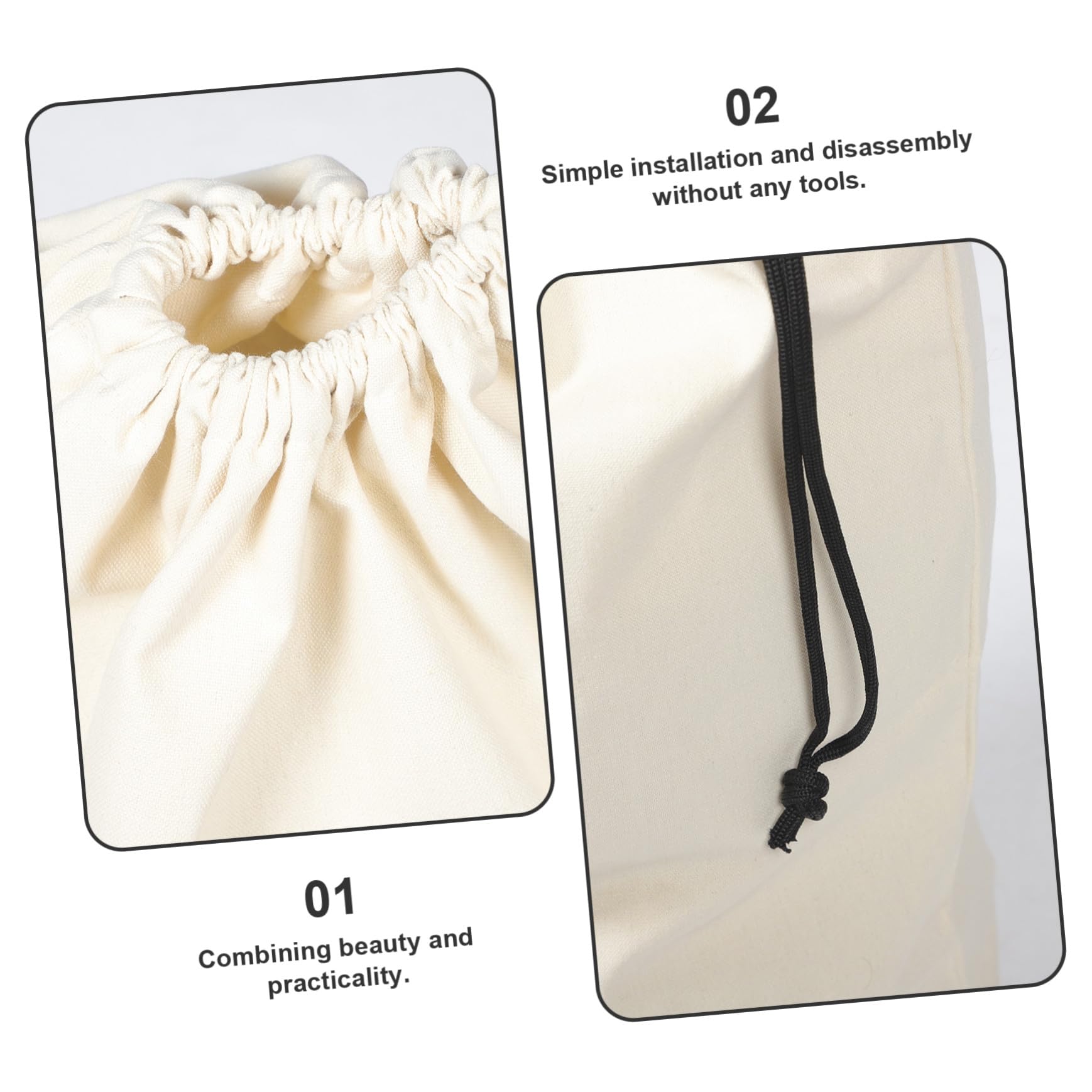 2pezzi Borsa Coulisse per Lavanderia Sacchetto Organizer per Vestiti e Trapunte Design Pratico per Viaggio e Riposto