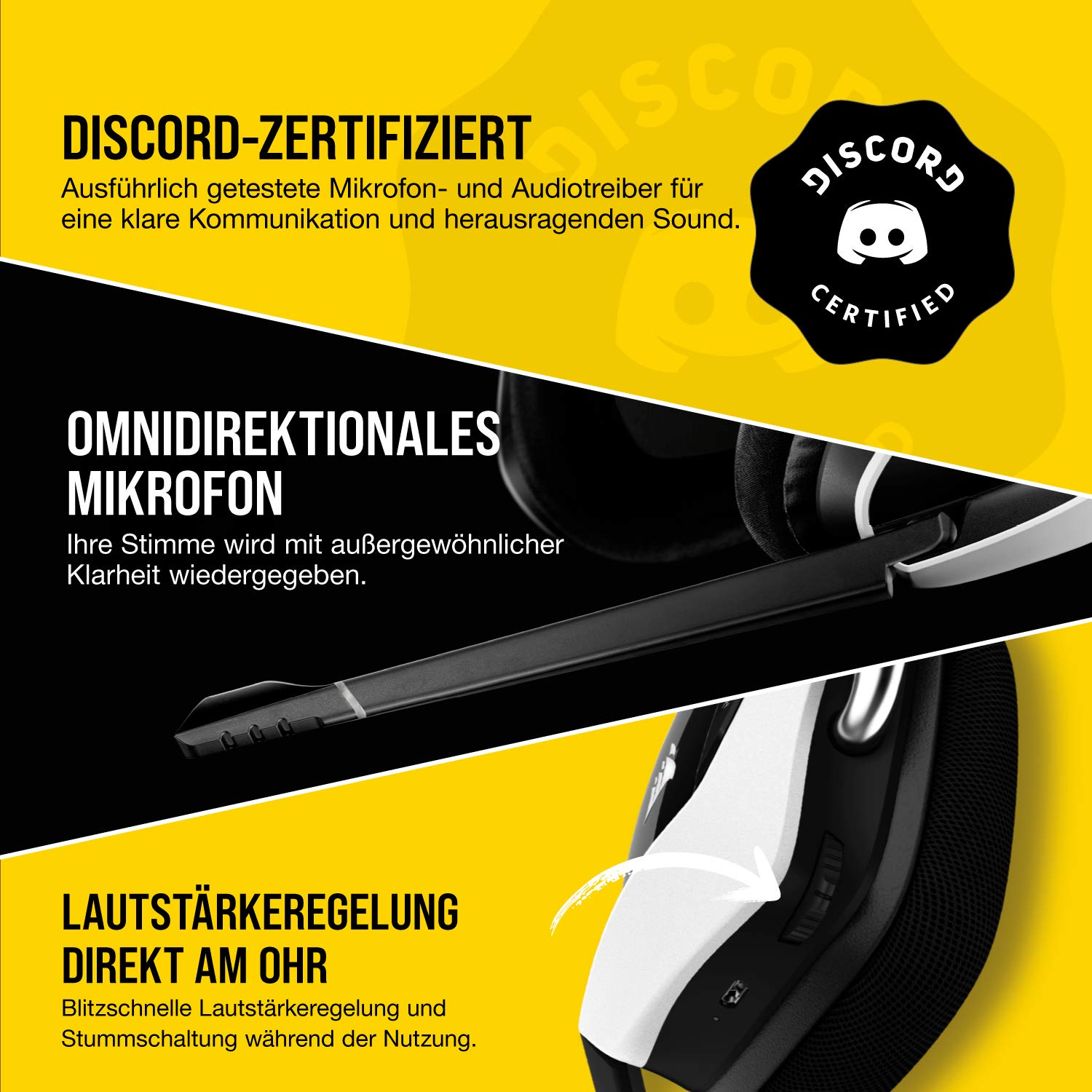 Corsair Void RGB Elite Wireless-Gaming-Headset – 7.1-Surround-Sound, Omnidirektionales Mikrofon – Mikrofaser-Netz-Ohrpolster – 12 Meter Reichweite – iCUE-Kompatibel – PC, Mac, PS5, PS4 – Weiß
