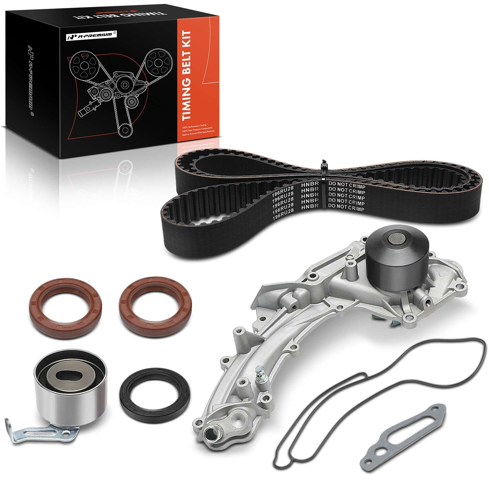 A-Premium Kit Cinghia Distribuzione Motore con Pompa Acqua Compatibile con Acura Legend 1993 1994 1995, 3.2L